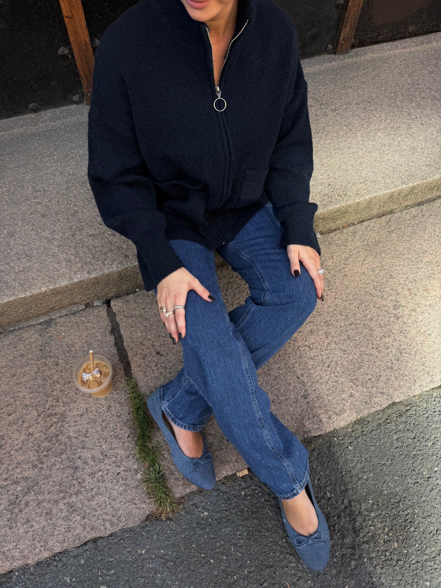 VIKELLY Jeans - Medium Blue Denim